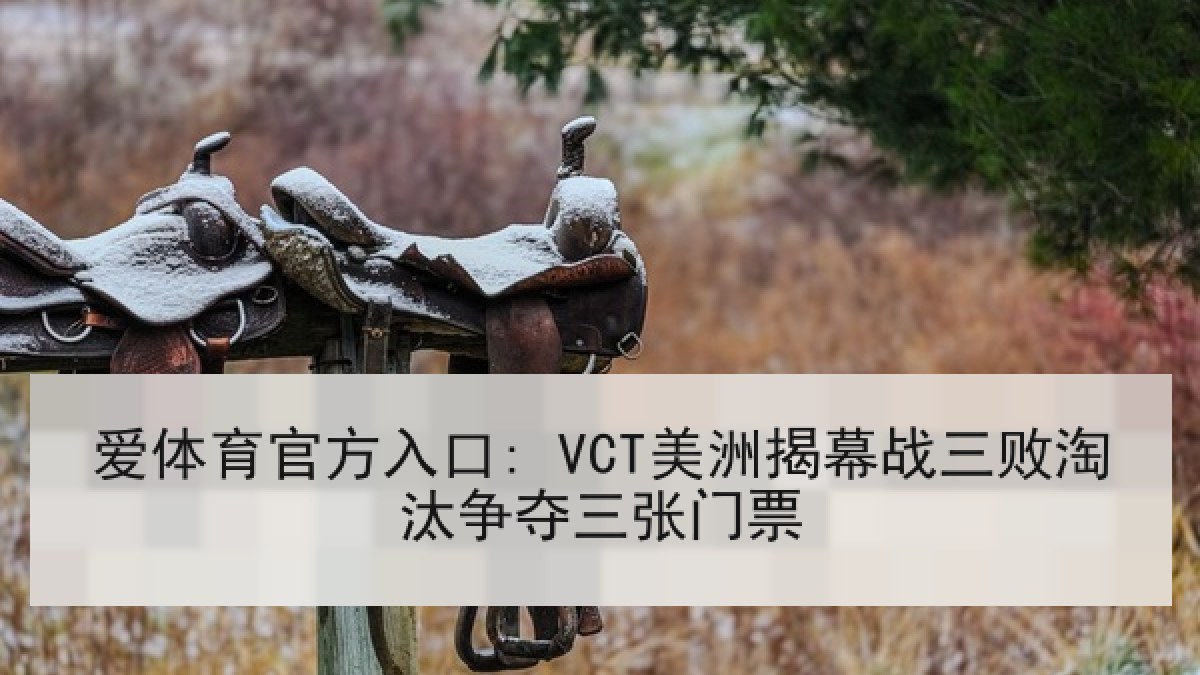 爱体育官方入口: VCT美洲揭幕战三败淘汰争夺三张门票