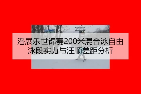 潘展乐世锦赛200米混合泳自由泳段实力与汪顺差距分析